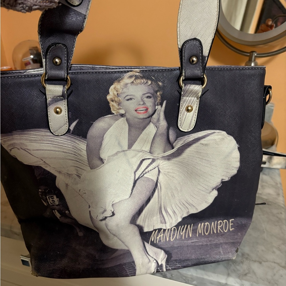 Elegant Black and White Tote Bag